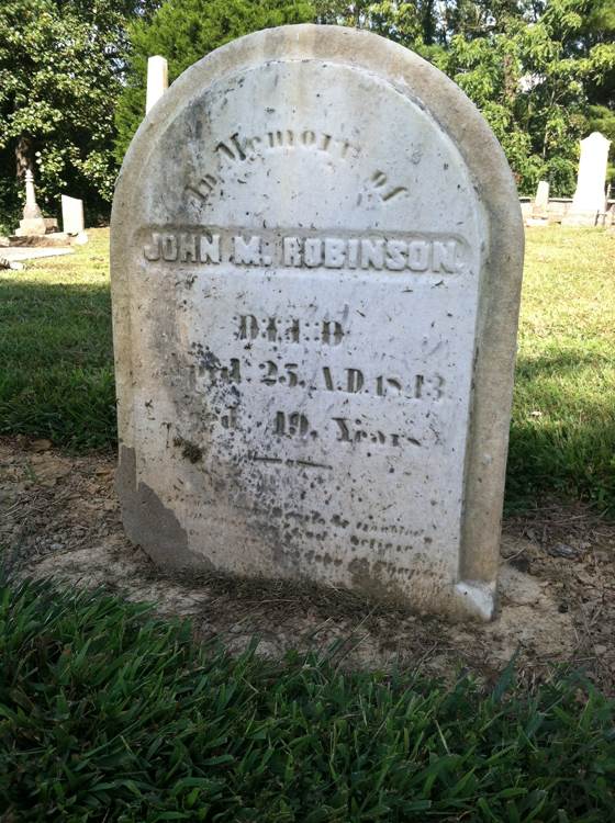 John M Robinson cemetery 01